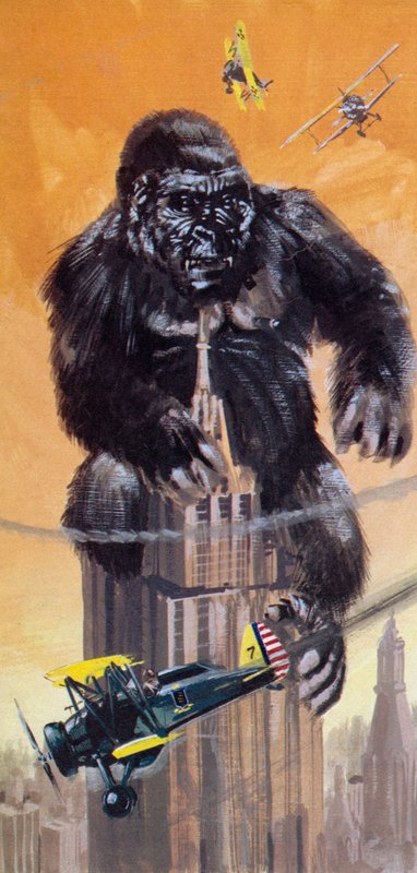 King Kong, ve kterém roli gigantické opice, která terorizovala New York, hrála malá panenka od English School