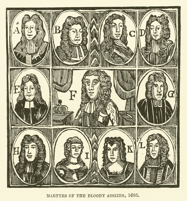 Martyrs of the Bloody Assizes, 1685 od English School