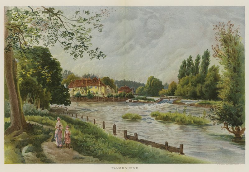 Pangbourne (chromolitho) od English School