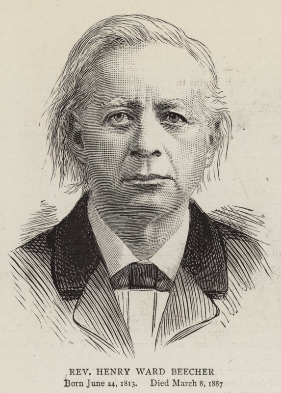 Reverend Henry Ward Beecher od English School