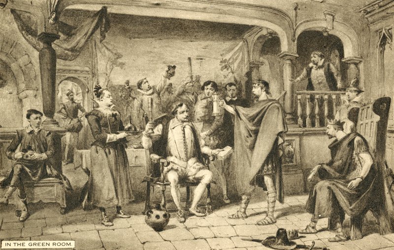 Shakespeare, V zeleném pokoji od English School