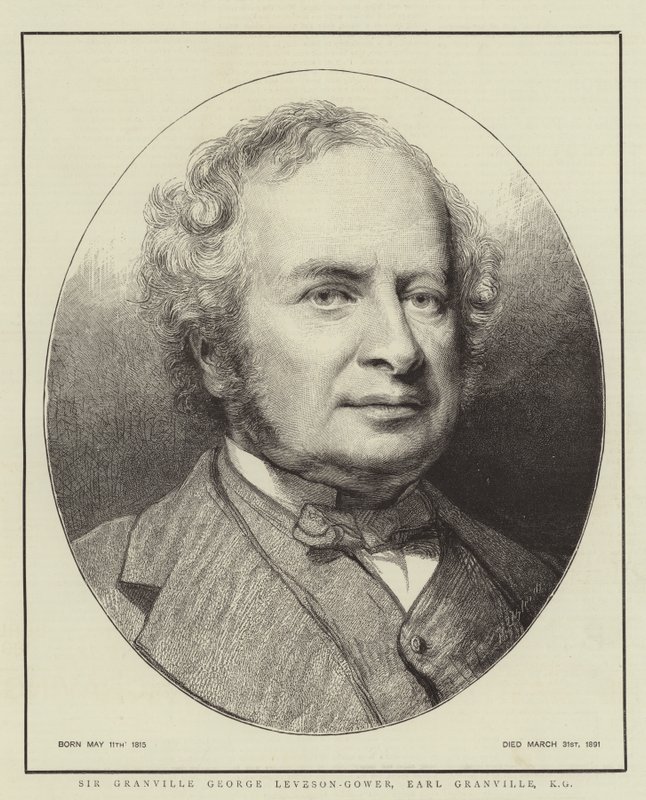 Sir Granville George Leveson-Gower, Earl Granville, KG od English School