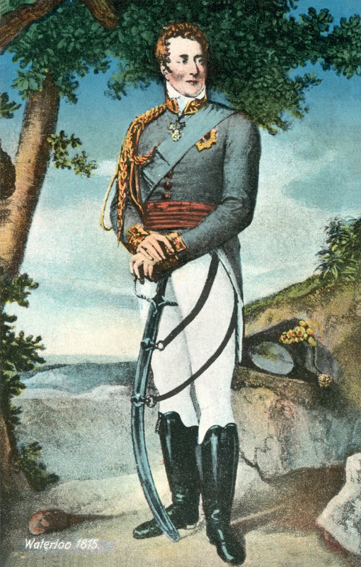 Vévoda z Wellingtonu, bitva u Waterloo, 1815 od English School