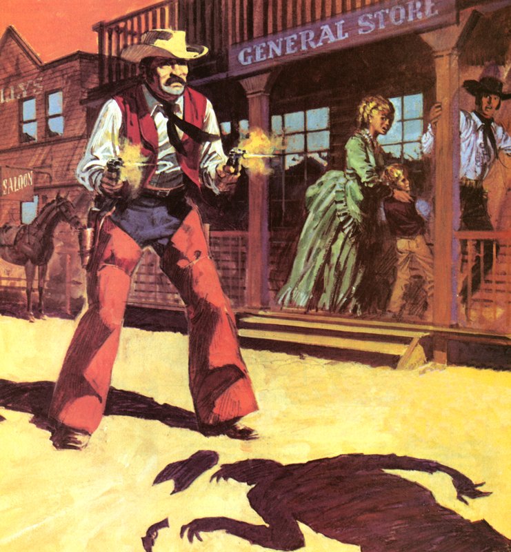 The Law of the Gun, Divoký západ od English School