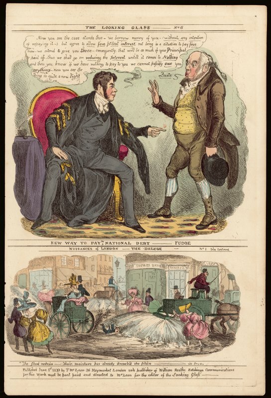 The Looking Glass, 1. června 1830 od English School