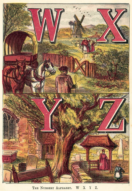 Abeceda školky, W, X, Y, Z od English School