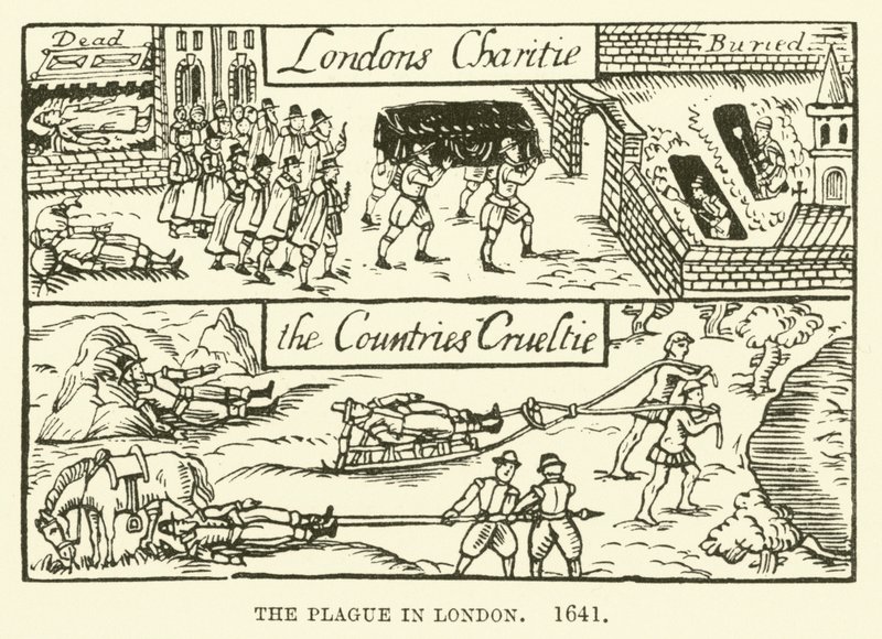Mor v Londýně, 1641 od English School