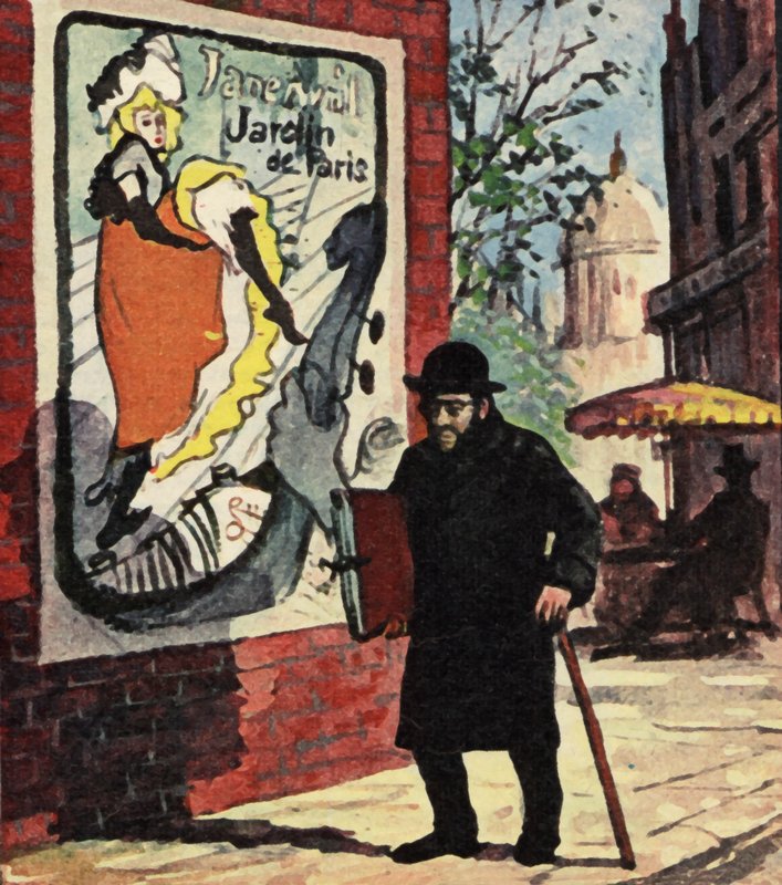 Toulouse Lautrec procházející ulicemi Paříže od English School
