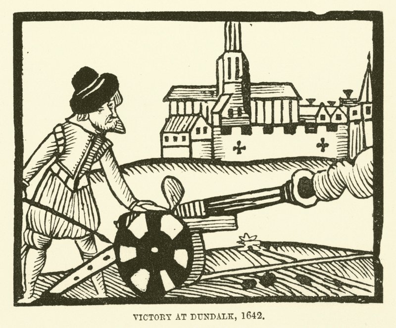 Vítězství u Dundalku, 1642 od English School