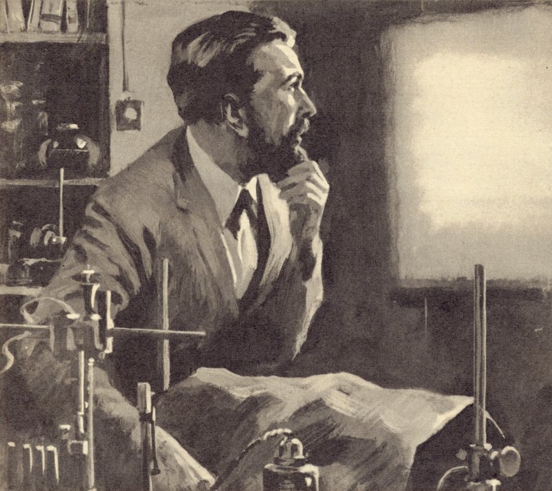 Wilhelm Rontgen pracuje na rentgenových paprskech od English School