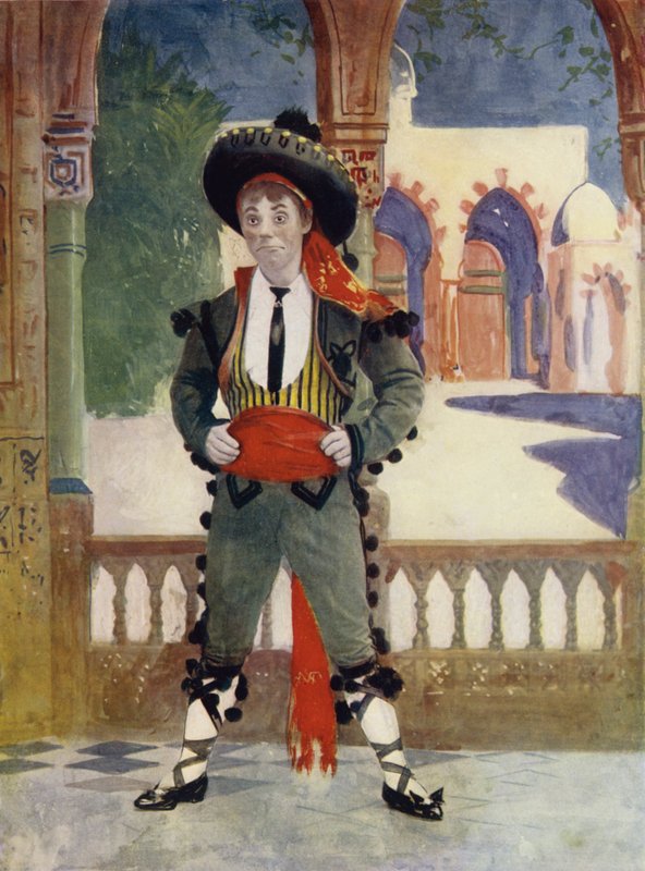 Pan Edmund Payne v The Toreador (barevná fotografie) od English Photographer