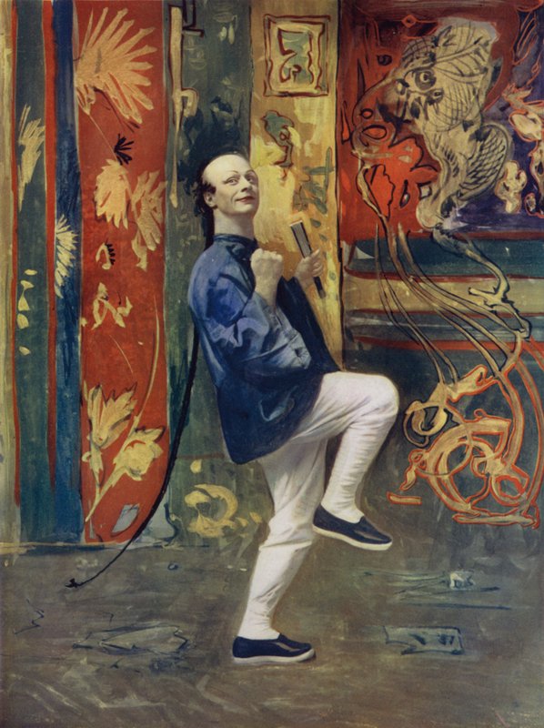 Pan Huntley Wright v San Toy (barevná fotografie) od English Photographer