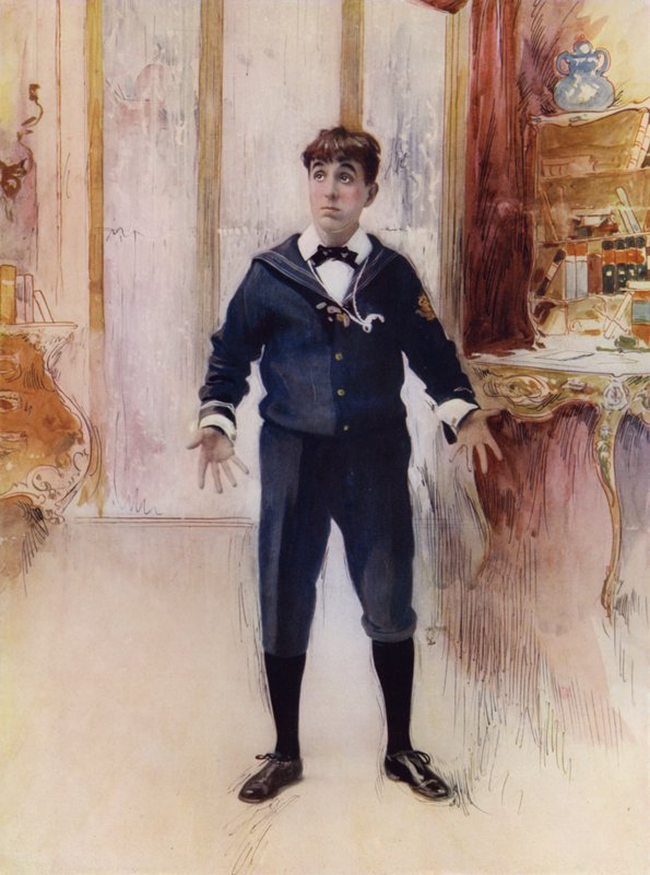 Pan Weedon Grossmith ve filmu The New Boy (barevná fotografie) od English Photographer