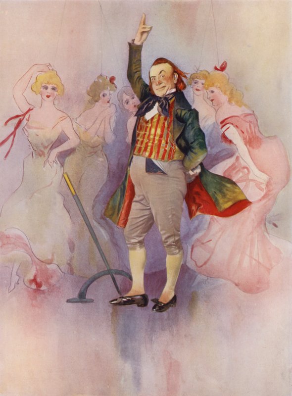 Pan Willie Edouin v La Poupee (barevná fotografie) od English Photographer