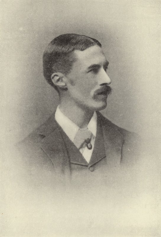 A E Housman, v Londýně 1896 (černobílá fotografie) od English Photographer