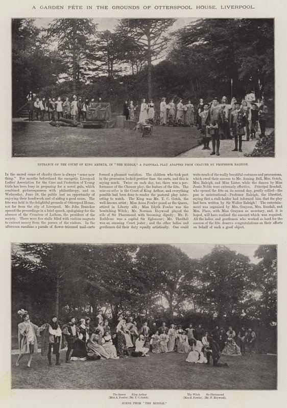 Garden Fete v Grounds of Otterspool House, Liverpool od English Photographer