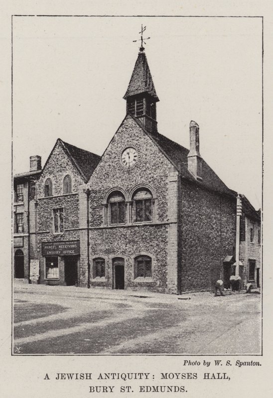 Židovský starověk, Moyses Hall, Bury St Edmunds od English Photographer