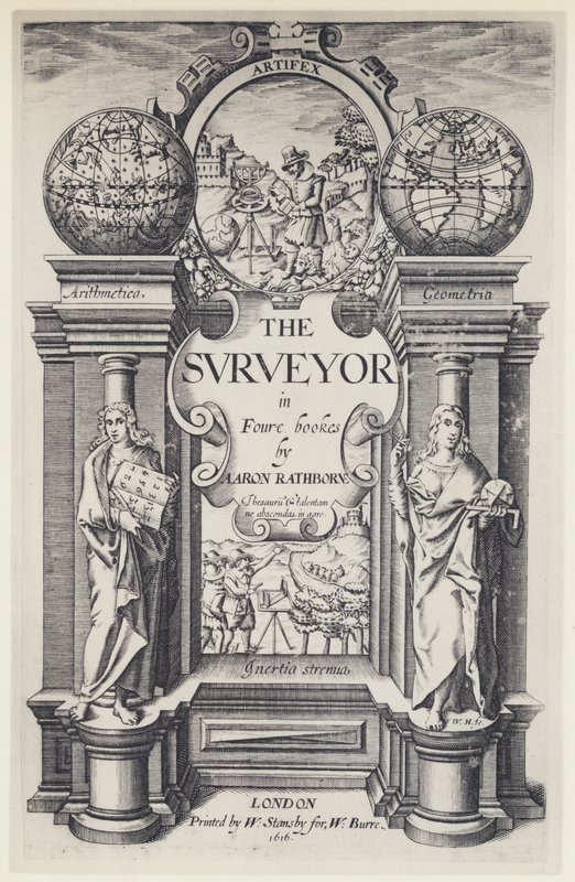 A Rathbone, The Surveyor, W Stansby pro W Burre 1616 (čb fotografie) od English Photographer