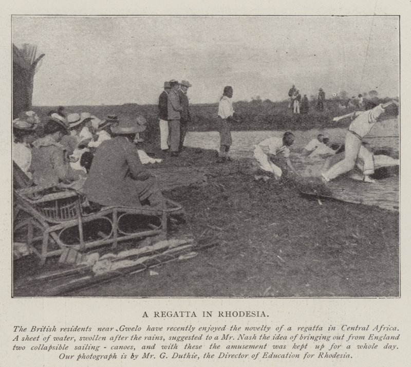Regata v Rhodesii od English Photographer