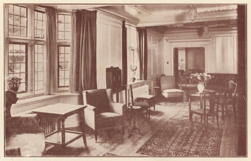 Společenská místnost v Crosby Hall, Cheyne Walk od English Photographer