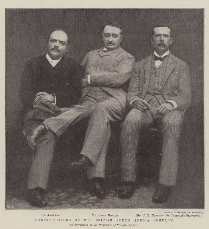 Správci společnosti British South Africa Company od English Photographer
