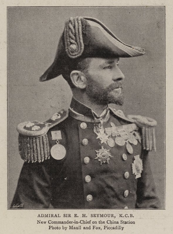 Admirál Sir E H Seymour, KCB od English Photographer