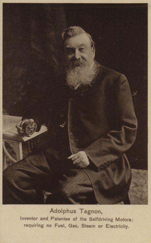 Adolphus Tagnon, vynálezce samořiditelných motorů od English Photographer