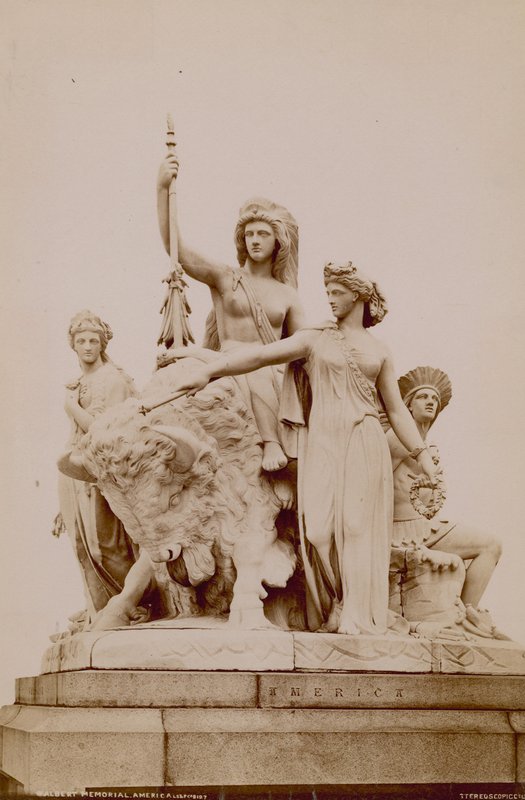 Albert Memorial, South Kensington, Londýn od English Photographer