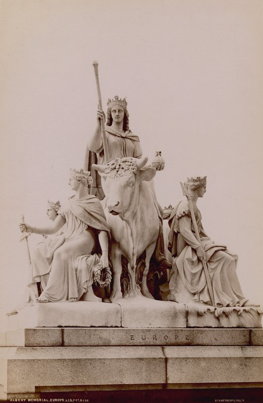 Albert Memorial, South Kensington, Londýn od English Photographer
