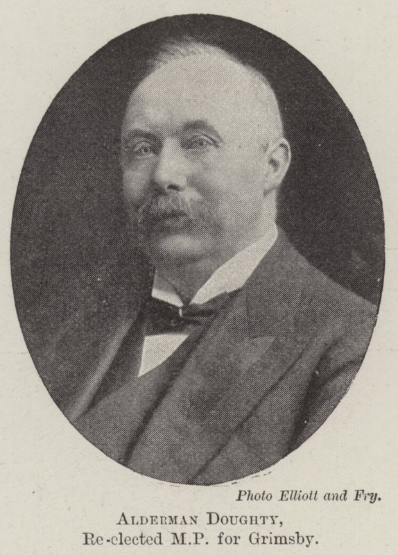 Alderman Doughty, znovuzvolený poslanec za Grimsby od English Photographer