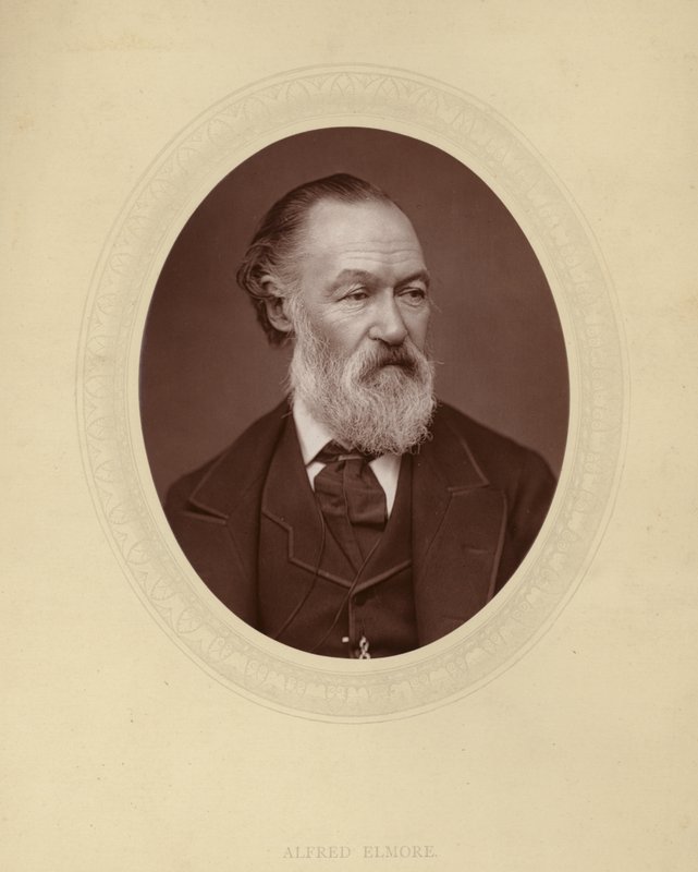 Alfred Elmore , irský malíř historických předmětů od English Photographer