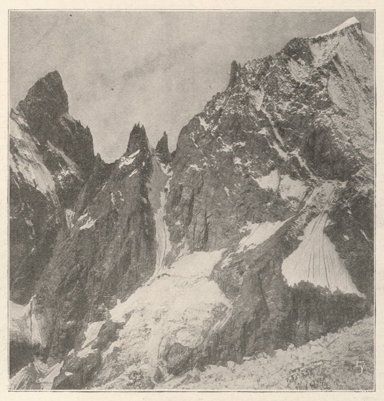 Alpine Peaks nově dobyté vévodou z Abruzzi od English Photographer