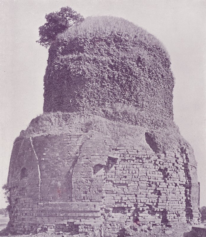 Starověká buddhistická věž, Sarnath, Benares od English Photographer
