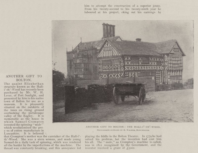 Další dárek Boltonovi, Hall-i-th-Wood od English Photographer