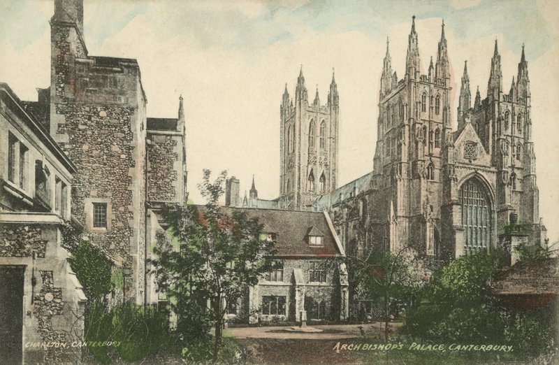 Arcibiskupský palác, Canterbury (barevné foto) od English Photographer