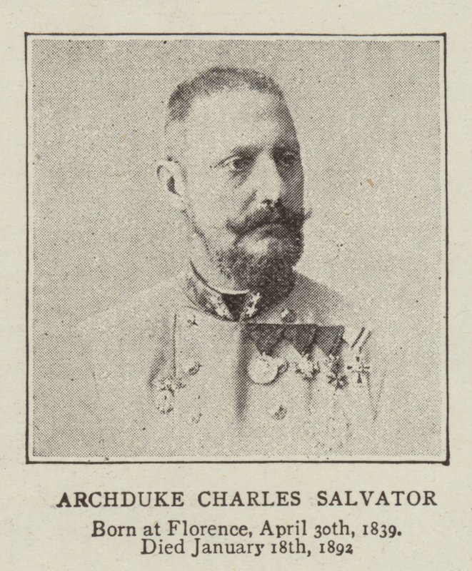 arcivévoda Karel Salvator od English Photographer