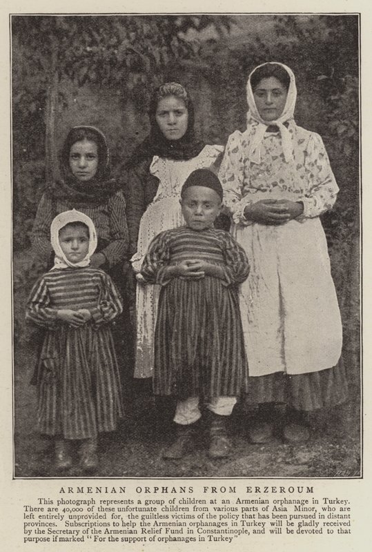 Arménští sirotci z Erzeroumu od English Photographer