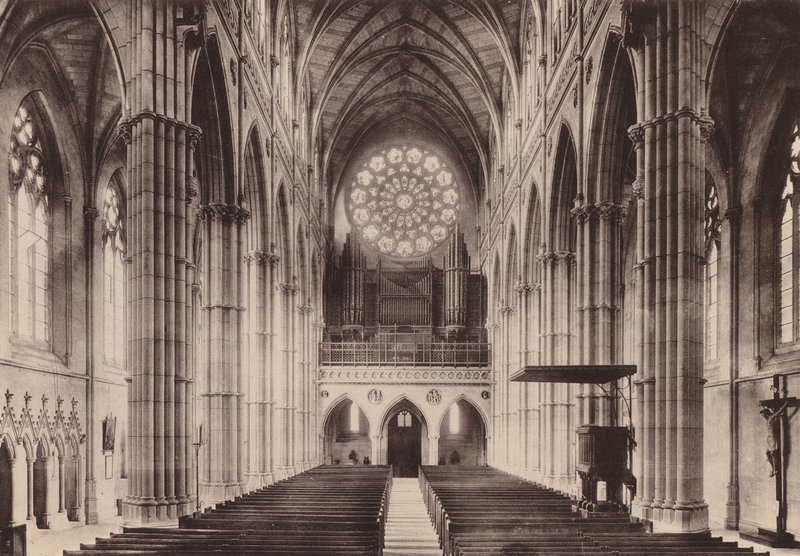 Arundel: St Philip Neri (černobílá fotografie) od English Photographer