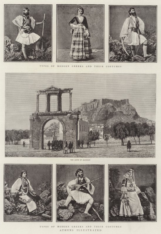 Ilustrované Atény od English Photographer