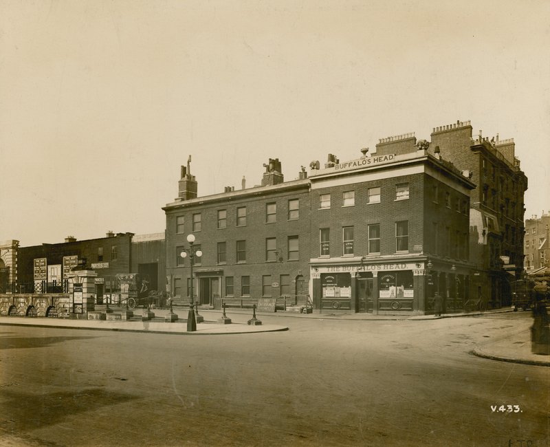 Nádraží Baker Street; vyfotografováno 27. března 1915 od English Photographer