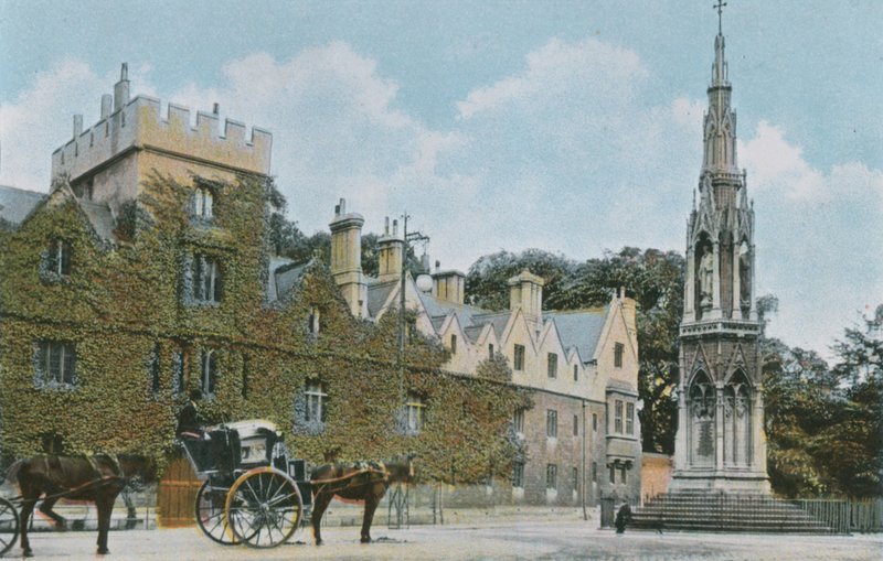 Balliol College a památník mučedníků od English Photographer