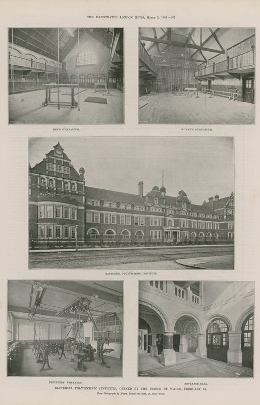 Battersea Polytechnic Institute od English Photographer