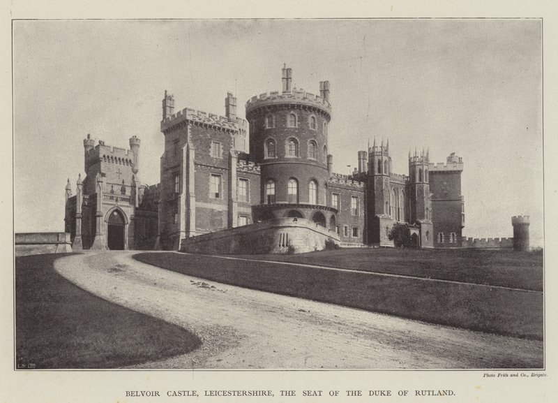 Hrad Belvoir, Leicestershire, sídlo vévody z Rutlandu od English Photographer