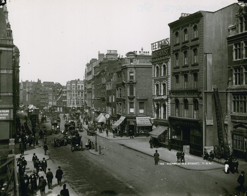 Bishopsgate Street, Londýn od English Photographer
