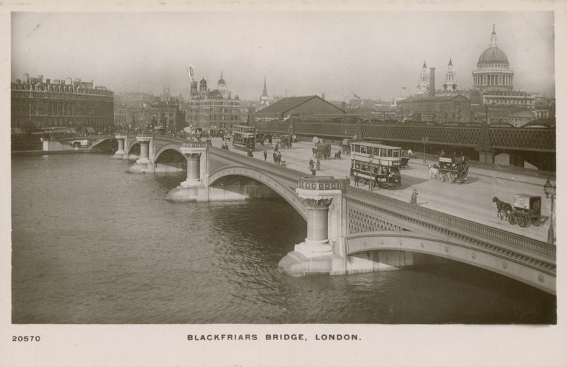 Blackfriars Bridge, Londýn od English Photographer