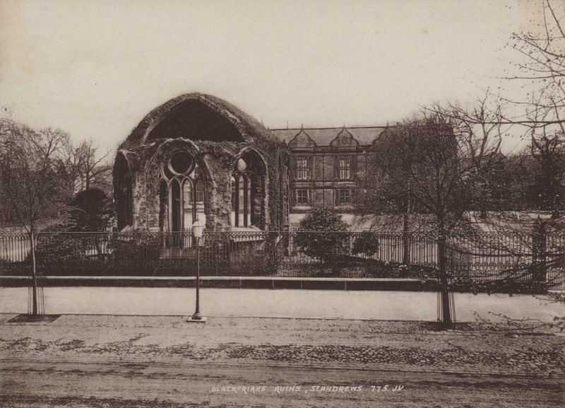 Ruiny Blackfriars, St Andrews od English Photographer