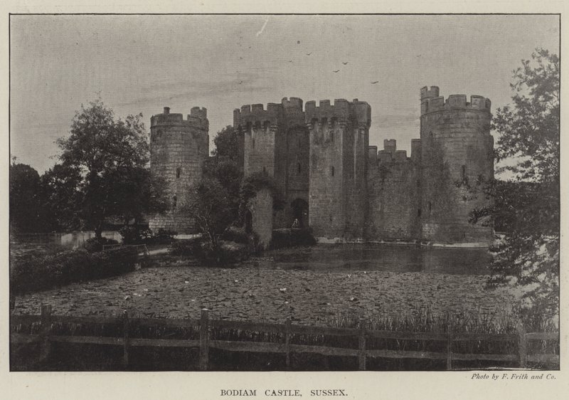 Hrad Bodiam, Sussex od English Photographer