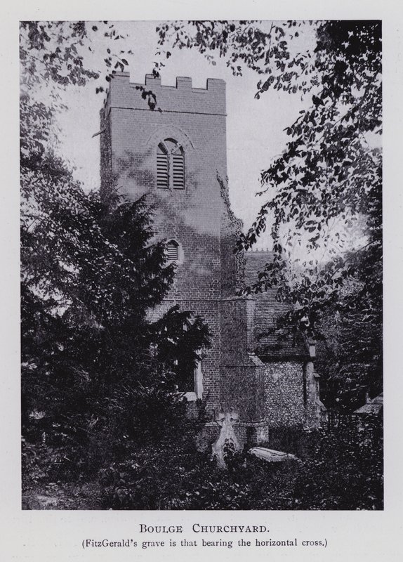 Boulge Churchyard (černobílá fotografie) od English Photographer