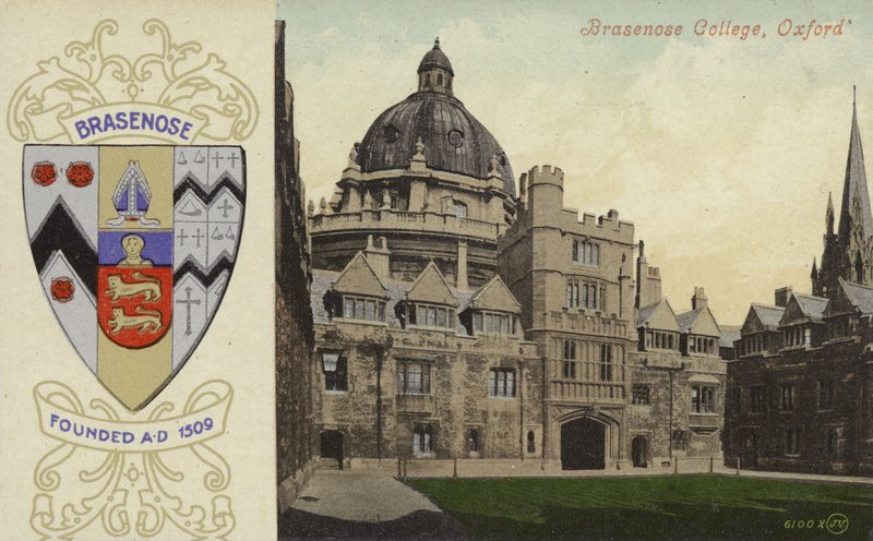 Brasenose College, Oxford (barevná fotografie) od English Photographer