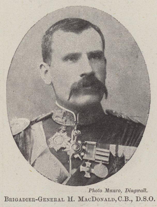 Brigádní generál H MacDonald, CB, DSO od English Photographer
